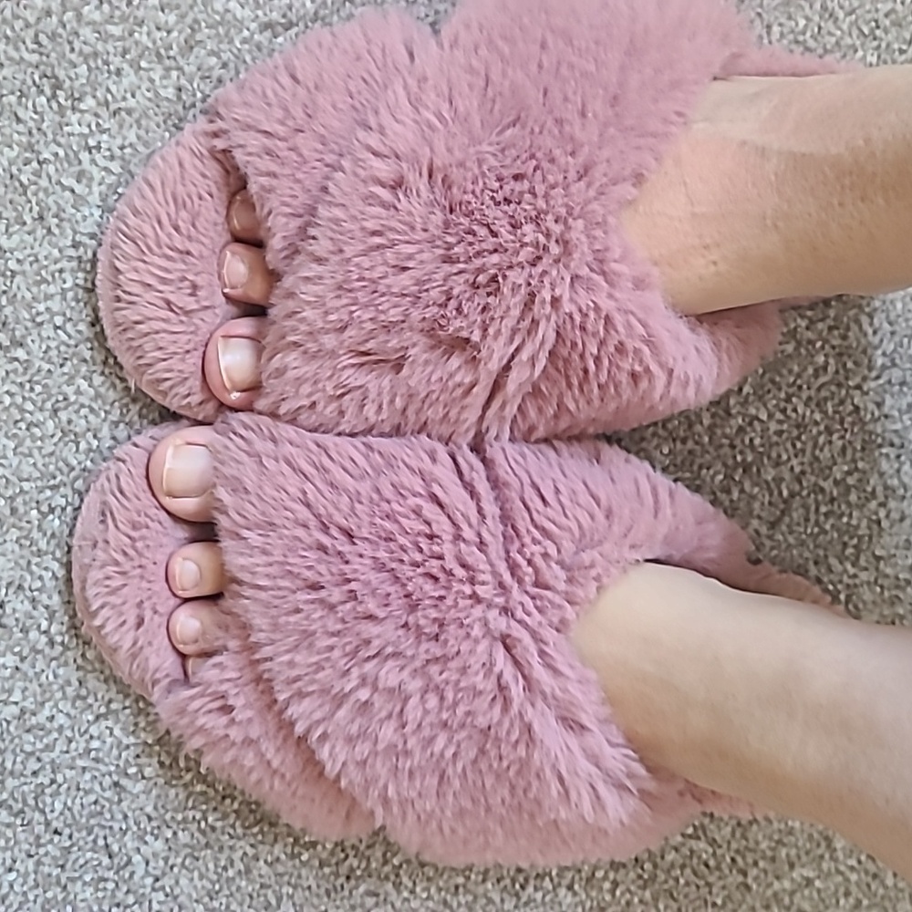 Well worn slippers